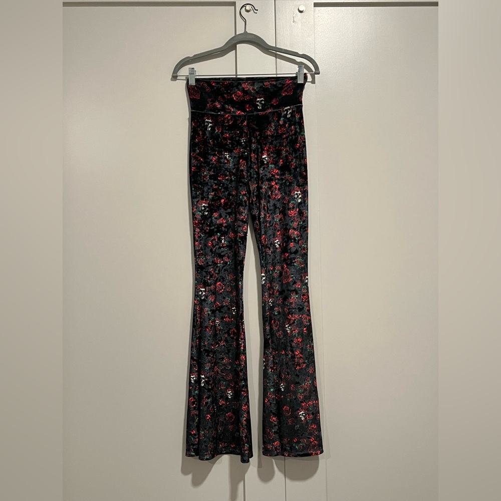 Warrior Within Designs -Grateful Dead Velvet Slim Bells (Skulls and Roses)